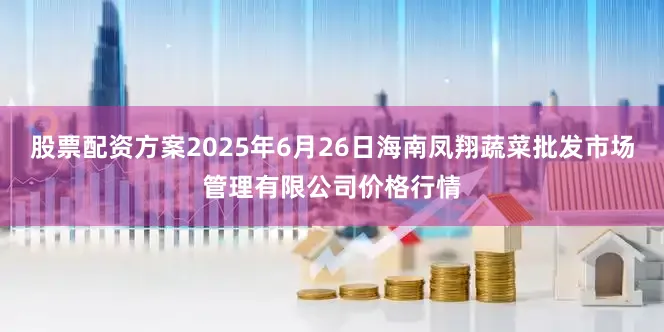 股票配资方案2025年6月26日海南凤翔蔬菜批发市场管理有限公司价格行情
