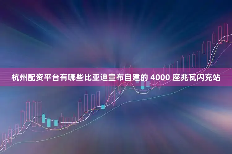 杭州配资平台有哪些比亚迪宣布自建的 4000 座兆瓦闪充站